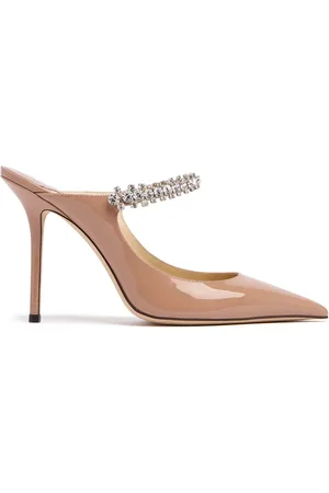 Jimmy Choo Zapatos Mules Bing De Charol 100mm