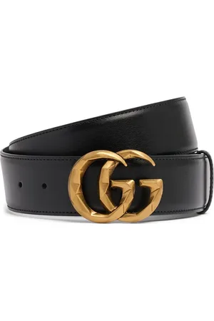 Gucci Cinturón De Piel Con Hebilla Gg 4cm