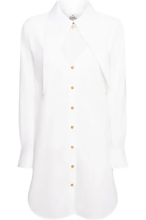 Vivienne Westwood Vestido Camisero Corto De Popelina