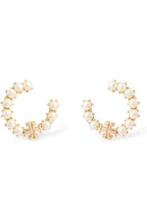 Tory Burch Pendientes De Perlas Sintéticas