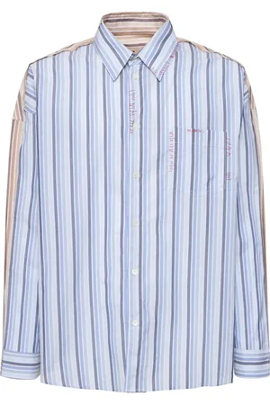 Marni Camisa De Algodón Orgánico A Rayas