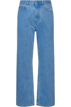 Marni Jeans Anchos De Denim De Algodón