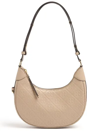 Tory Burch Bolso T Monogram Crescent De Piel