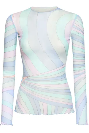 Puccini Top Transparente Con Manga Larga