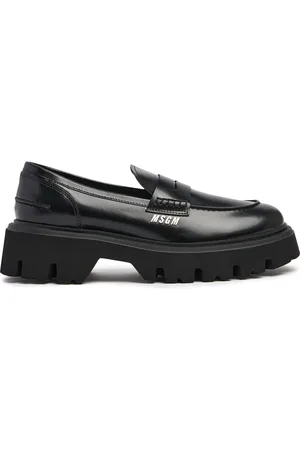 Msgm Mocasines De Piel Cepillada 40mm