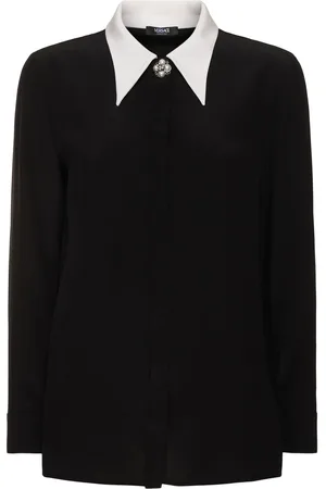 VERSACE Camisa De Seda Crepé De China