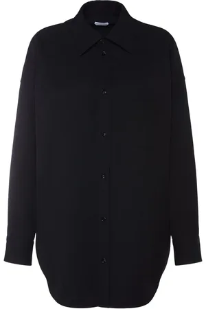 Bottega Veneta Camisa De Sarga De Lana