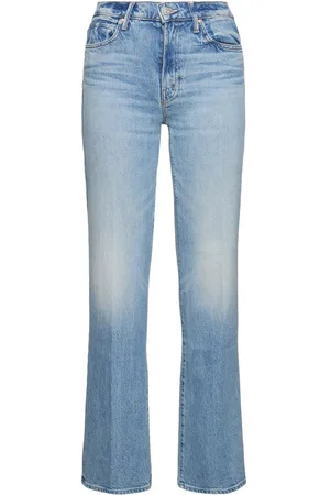 Mother Jeans Rectos De Denim