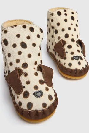 Donsje Botas De Piel Efecto Potro Con Orejas