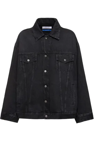 OFF-WHITE Chaqueta De Denim De Algodón