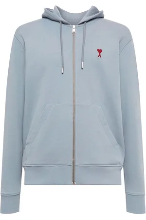 Ami Sudadera De Algodón Con Cremallera