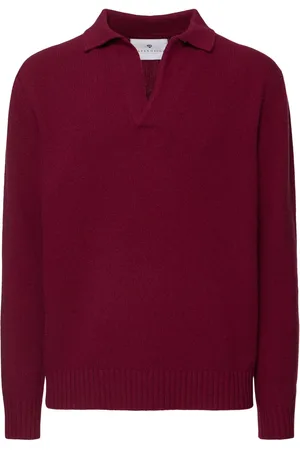 Seven Gauge Suéter Estilo Polo De Lana