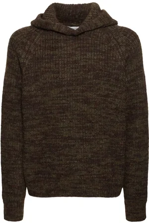 LANEUS Sudadera De Punto Con Capucha