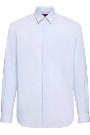 Gucci Camisa De Popelina De Algodón A Rayas