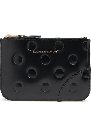 Comme des Garçons Cartera De Piel Con Lunares