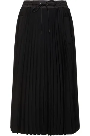 SACAI Falda Plisada De Jersey