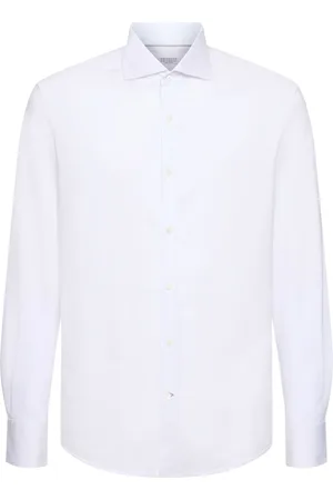 Brunello Cucinelli Camisa De Jersey De Algodón