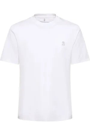 Brunello Cucinelli Camiseta De Algodón