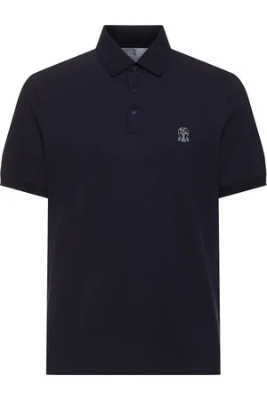 Brunello Cucinelli Polo De Piqué Con Logo