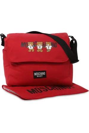 Moschino Bolso Cambiador De Algodón Y Colchoneta