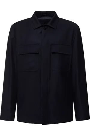 LARDINI Sobrecamisa De Lana Y Cashmere
