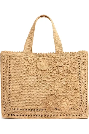 ZIMMERMANN Bolso Floral De Rafia
