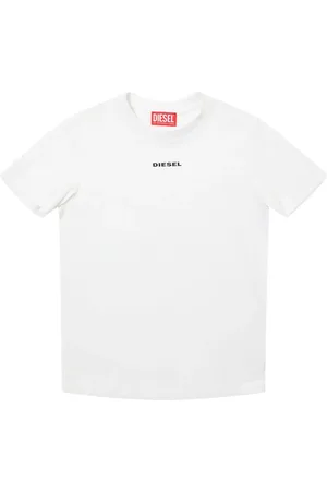 Diesel Camiseta De Jersey De Algodón Con Logo