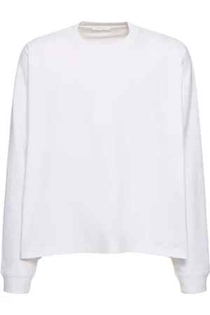 The Row Camiseta De Algodón Con Manga Larga