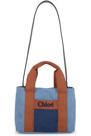 Chloé Bolso De Denim De Algodón