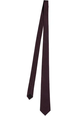 Gucci Corbata De Seda Con Jacquard Gg 7cm