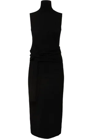 Maison Margiela Vestido Midi De Lana