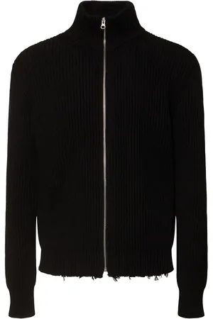 Maison Margiela Chaqueta De Punto Con Cremallera