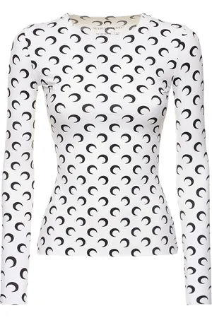 Marine Serre Top Con Estampado