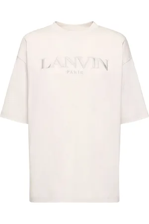 Lanvin Camiseta Oversize De Jersey Con Logo