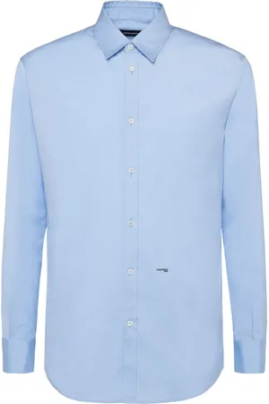 Dsquared2 Camisa De Popelina De Algodón Stretch