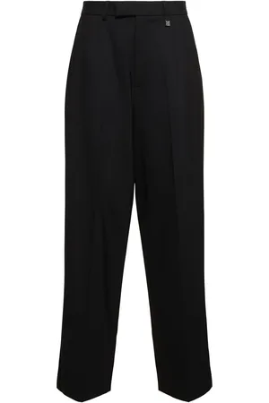 GIUSEPPE DI MORABITO Pantalones Anchos De Lana Stretch