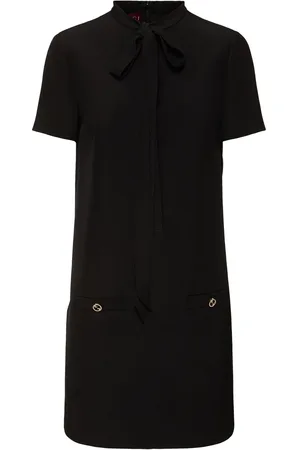 Gucci Vestido Cady De Viscosa