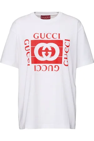 Gucci Camiseta De Algodón Jersey