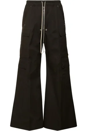 Rick Owens Pantalones Cargo De Algodón