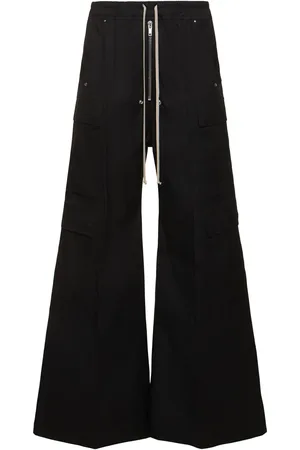 Rick Owens Pantalones Cargo De Algodón