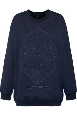 Etro Sudadera De Jersey Con Logo Bordado