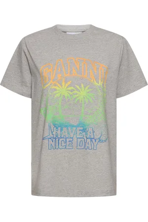 Ganni Camiseta De Jersey