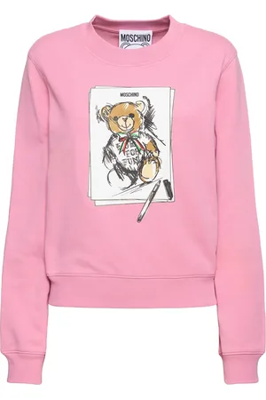 Moschino Sudadera De Jersey De Algodón Estampada