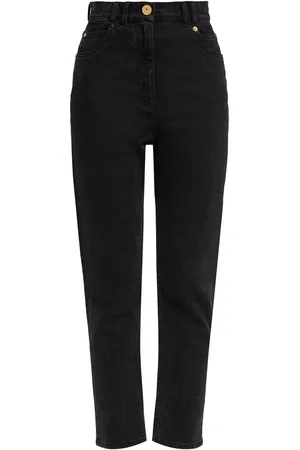 Balmain Jeans De Algodón Stretch
