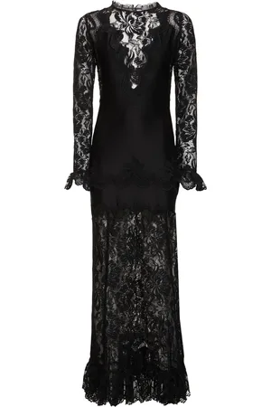Paco rabanne Vestido Largo De Jersey Stretch
