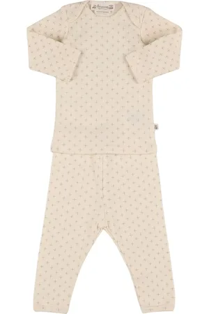 BONPOINT Pantalones Y Camiseta De Algodón Estampado