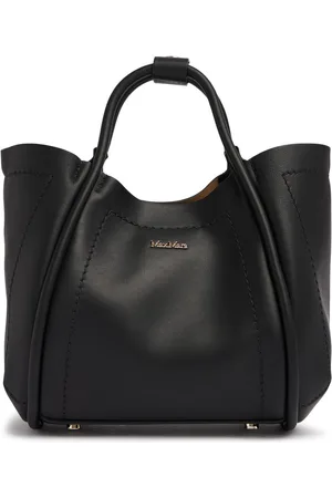 Max Mara Bolso De Mano Xs Marin De Piel