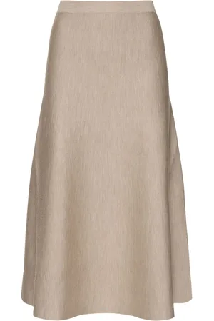 GABRIELA HEARST Falda Midi De Punto De Lana
