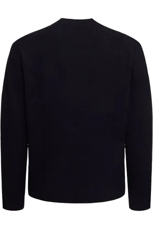 Maison Kitsuné Suéter De Lana Con Parche