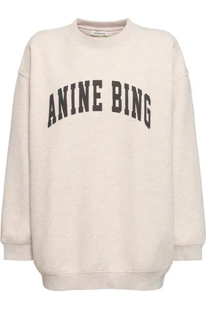ANINE BING Sudadera De Algodón Con Logo